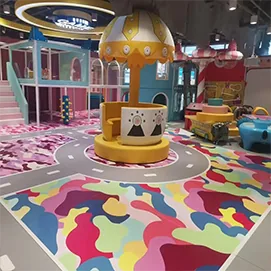 Children's playground with customizable patterns and a unified theme
