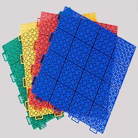 Suspended interlocking sports tiles All-weather environmental adaptability